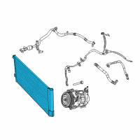 OEM Ram CONDENSER-Air Conditioning Diagram - 68247204AA