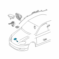 OEM 2006 Toyota Matrix Front Sensor Diagram - 89173-09120