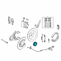 OEM 2006 Mercury Grand Marquis Rear Sensor Ring Diagram - 6W1Z-2C189-AA