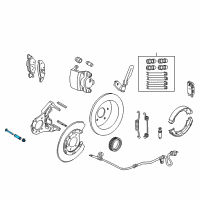 OEM 2011 Lincoln Town Car Caliper Repair Kit Diagram - 1L2Z-2386-AA