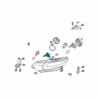 OEM 2012 Honda CR-Z Bulb, Headlight (Hb3) (12V 60W) (Koito) Diagram - 33115-S7A-003