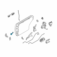 OEM Infiniti M45 Check Link Assembly-Rear Door, RH Diagram - 82430-AG000