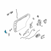 OEM Infiniti M45 Hinge Assy-Rear Door Diagram - 82400-AG000