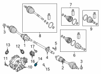 OEM Kia Stinger Seal-Oil Diagram - 474684F001