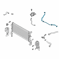 OEM Hyundai Hose & Clamp Assembly Diagram - 25450-J3200