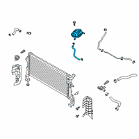 OEM 2022 Kia Seltos Reservoir Tank Assembly Diagram - 25430F2400