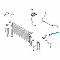 OEM 2020 Hyundai Veloster Hose Assembly-Radiator, UPR Diagram - 25414-J3400