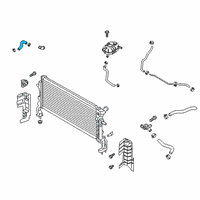 OEM Hyundai Veloster Hose-Radiator Lower Diagram - 25412-F2400