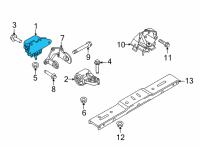 OEM 2022 Ford F-150 INSULATOR ASY Diagram - ML3Z-6038-AK