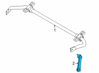 OEM 2021 BMW M4 REAR SWING SUPPORT Diagram - 33-50-8-091-444