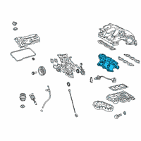 OEM 2019 Lexus RX350L Manifold, Intake Diagram - 17111-31230