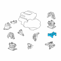 OEM Acura TLX Bracket (Upper) Diagram - 50685-T2G-A01