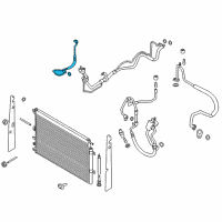 OEM 2016 Lincoln MKX AC Hose Diagram - E1GZ-19835-GB