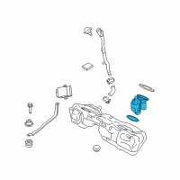 OEM 2014 BMW 328d Electric Fuel Pump Diagram - 16-11-7-243-972