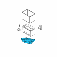 OEM 2013 Ram C/V Tray-Battery Diagram - 68053342AG