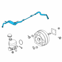 OEM 2019 Ford Mustang Vacuum Tube Diagram - FR3Z-2420-J