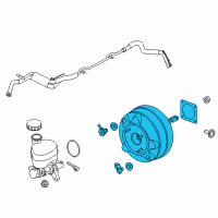 OEM 2022 Ford Mustang Power Booster Diagram - JR3Z-2005-D