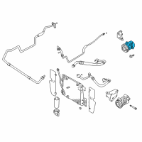 OEM 2000 Chevrolet Tracker Air Conditioner Compressor (Remanufacture) Diagram - 12496468