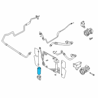 OEM 1999 Chevrolet Tracker Dryer Kit, Receiver Tank Diagram - 91175658