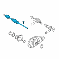 OEM BMW M760i xDrive Driveshaft Diagram - 31608689377