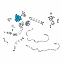 OEM 2018 Cadillac XTS Power Steering Pump Diagram - 23136459