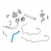 OEM Cadillac XTS Reservoir Hose Diagram - 22808464