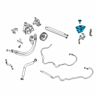 OEM 2019 Cadillac XTS Reservoir Diagram - 23259981