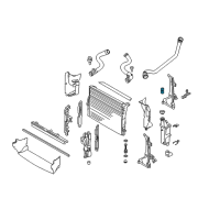 OEM BMW Engine Expansion Tank Thermostat Diagram - 17-11-3-438-717