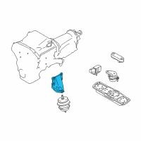 OEM Infiniti M35 Bracket-Engine Mounting, Rh Diagram - 11232-EG00A