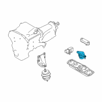 OEM 2009 Infiniti M35 Insulator-Engine Mounting, Rear Diagram - 11320-1DV0A