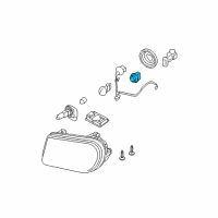 OEM 2009 Chrysler Aspen Socket-Park And Turn Signal Diagram - 5139886AA