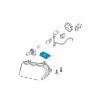 OEM 2010 Dodge Challenger Module-Hid BALLAST Diagram - 68033739AA