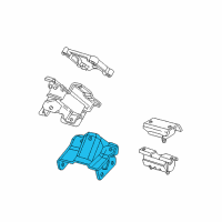 OEM GMC Sierra 1500 Classic Mount Bracket Diagram - 15113845