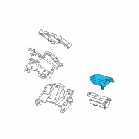 OEM 2003 Chevrolet Silverado 1500 Transmission Mount Diagram - 15788796