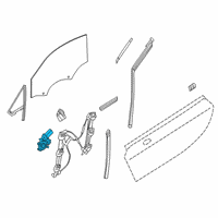 OEM 2014 BMW 435i xDrive Power Window Motor Diagram - 67-62-7-046-031