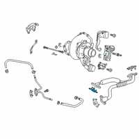 OEM Chevrolet Oil Pipe Gasket Diagram - 12663528