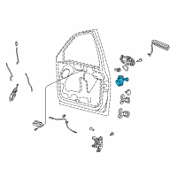 OEM Lincoln Check Arm Diagram - 6L3Z-1522886-A