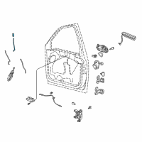 OEM 2003 Ford F-150 Control Rod Diagram - XL3Z-1521853-AAC