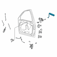 OEM 2001 Ford F-150 Keyless Lock Pad Diagram - YL3Z-14A626-CA