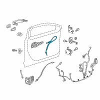 OEM 2022 Chevrolet Malibu Control Cable Diagram - 84090501