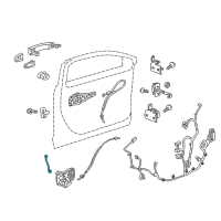 OEM 2017 Chevrolet Malibu Lock Rod Diagram - 84010167