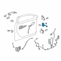 OEM 2018 Chevrolet Malibu Door Check Diagram - 84181191