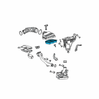 OEM 2008 Honda Accord Element Assembly, Air Cleaner Diagram - 17220-R40-A00