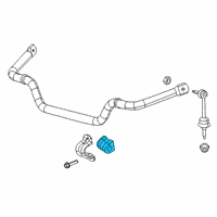 OEM 2021 Ram 1500 BUSHING-STABILIZER Bar Diagram - 68466023AA