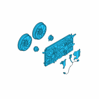 OEM Buick Fan Shroud Diagram - 15816789