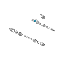 OEM 2004 Acura NSX Bearing, Half Shaft (Ntn Corp.) Diagram - 91057-SL0-008