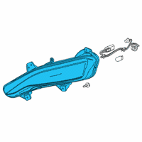 OEM 2021 Chevrolet Malibu Turn Signal Lamp Diagram - 84843550