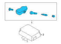 OEM Toyota GR86 TPMS Sensor Diagram - SU003-09715