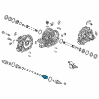 OEM 2020 Acura MDX Boot Set, Inboard Diagram - 42017-TRX-R00