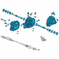 OEM Acura MDX Differential Kit (H3) Diagram - 41201-5WW-305